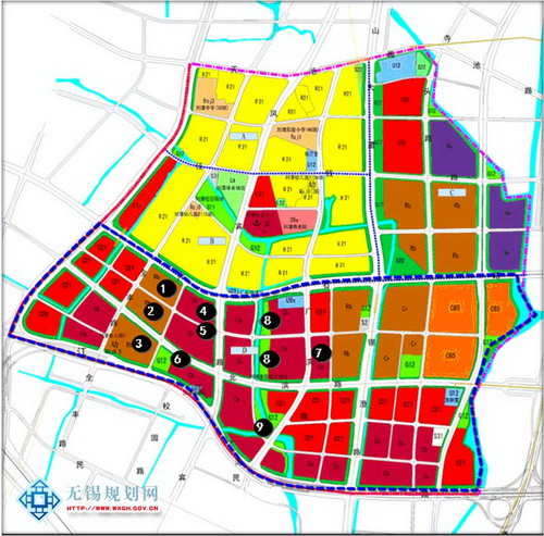 无锡市中心城区控制性详细规划北塘-黄巷-刘潭管理单元动态更新